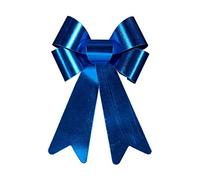 Krist+ Lazo 22 x 38 cm Adorno Navideño Azul PVC