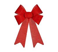 Krist+ Lazo 22 x 38 cm Adorno Navideño Rojo PVC