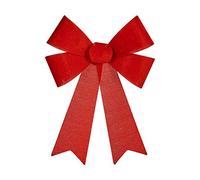 Krist+ Lazo 30 x 45 cm Adorno Navideño Rojo PVC