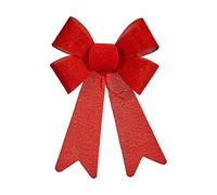 Krist+ Lazo Adorno Navideño 15 x 25 cm Rojo PVC S3611428 - EAN: 8445226771419