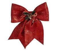 Krist+ Lazo Adorno Navideño 35 x 40 cm Decorado Rojo Plástico