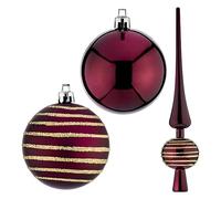 Krist+ Set de Adornos navideños, Multicolor, Estándar