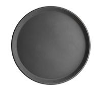 Kristallon bandeja redonda antideslizante negro 14 en/356 mm fuente de servir