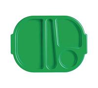 Kristallon dl128 Compartimento de Alimentos bandejas, Verde (Pack de 10)