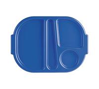 Kristallon U038 compartimento de alimentos bandejas, azul (Pack de 10)