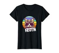 KRISTIN - Bonito nombre de niña con un gato genial Camiseta