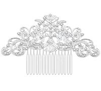 KristLand - Boda Vintage Peinetas para Novia Cristales Austriacos Barroco Peinetas para Novia y Boda Arte Decorativo Accesorios Nupciales para el Cabello