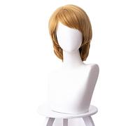 Kristoff Cosplay Wig 30cm Short Straight Heat Resistant Synthetic Hair Party Adult Wig+ Cap
