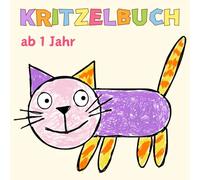 Kritzelbuch ab 1 Jahr: Mein erstes Malbuch mit 50 einfachen und lustigen Zeichnungen, die die Kreativität und die motorischen Fähigkeiten der Kinder fördern