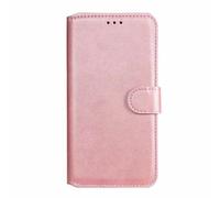 KRjcsfhy Funda para Realme C75 4G, piel sintética con tapa y tapa con absorción de golpes, cubierta protectora magnética con ranuras para tarjetas de soporte, para Realme C75 4G, color rosa