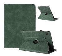 KRjcsfhy Funda para Samsung Galaxy Tab S10 Lite /S10 FE /S9 FE de 10,9 pulgadas, funda de piel sintética de alta calidad, giratoria 360°, multiángulo, color verde