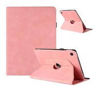KRjcsfhy Funda para Samsung Galaxy Tab S10 Lite /S10 FE /S9 FE de 10,9 pulgadas, funda de piel sintética de alta calidad, giratoria 360°, multiángulo, color rosa