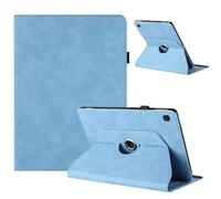 KRjcsfhy Funda para Samsung Galaxy Tab S5e de 10,5 pulgadas 2019 SM-T725/T720, funda de piel sintética de alta calidad, giratoria 360°, multiángulo, color azul cielo