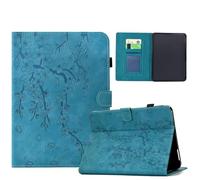 KRjcsfhy Funda para tablet Samsung Galaxy Tab S10 Lite /S10 FE /S9 FE de 10,9 pulgadas, de piel sintética, funda inteligente giratoria 360°, con función atril, color azul claro