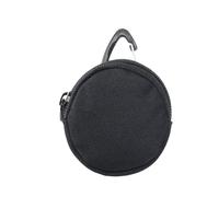 KRJGOERG Funda para auriculares tácticos para deportes y exteriores, bolsa colgante para llaves, monedero redondo, almacenamiento simple y moderno, Black, 1.0*1.0*1.0