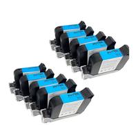 KRLAZdN 10 Uds 2588 Compatible con Cartucho de Tinta de Impresora portátil Altura de impresión 12,7mm impresoras TIJ de Tinta ecosolvente de Secado rápido