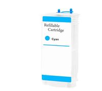 KRLAZdN Cartucho de Tinta Recargable vacío de 8 Uds. De 130ml con Chip Permanente Compatible con Impresora Designjet Z2100 Z3100 Z3200 Z5200 Z5400(Cyan)