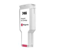 KRLAZdN Compatible con Cartucho de Tinta de inyección de Tinta de 300ML HP746 746XL P2V82A P2V83A P2V80A P2V78A Impresora DesignJet Z6 Z9(746-M)
