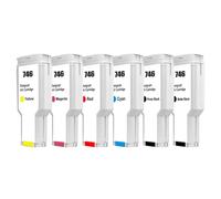 KRLAZdN Compatible con Cartucho de Tinta de inyección de Tinta de 300ML HP746 746XL P2V82A P2V83A P2V80A P2V78A Impresora DesignJet Z6 Z9(746-6Color 1Set)