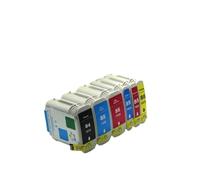 KRLAZdN Compatible con Cartuchos de Tinta HP84 85 XL Designjet 30 70 130 130gp 130nr 90 90gp 90r impresoras(85Y)