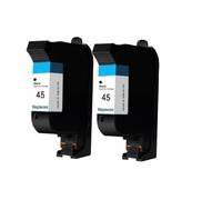KRLAZdN Paquete de 2 Cartuchos de Tinta Especiales Deskjet 710C 712C 720C compatibles con Impresora CAD HP45