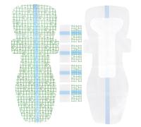 Krmoau 4 parches discretos suaves, plantillas de natación impermeables para mujeres, almohadillas protectoras de silicona, plantillas de higiene para deportes acuáticos avanzadas para mujeres