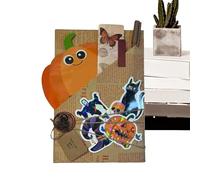 Krmoau Cita a Ciegas de Halloween | Materiales Para Citas A Ciegas Con Libros Halloween,Favoritos De Fiesta Hechos A Mano Detalles Para Lectores Amantes De Libros Y Biblioteca