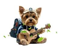 Krmoau Clip Ambientador Para Rejillas Del Aire Acondicionado Del Coche,Pinza Aromática Acrílica 2D | Difusor Aromático de Perro para Viajes Furgoneta Trayectos Diarios Hogar Noche Verano