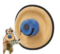 Krmoau Disco para Perros | Articulos para Mascotas Reflectantes Y - Disco para Entrenar Cachorros con Lanzamiento Y Tira - para Ejercicio Perros Pequeños Medianos Grandes Playa Jardín