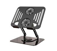 Krmoau Elevador para Portátil | Soporte para Portátil Ajustable para Escritorio | Accesorios Informáticos Plegables con Refrigeración para Notebook | para Casa Dormitorio Salón Oficina Residencia