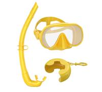 Krmoau Equipo de Snorkel para Adultos | Máscara Panorámica Antiescapes Incluye Estuche y Correa Ajustable Equipo de Snorkel Plegable para Adultos,para Mujeres Familias Amantes Deportistas Entusiastas