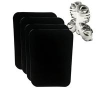 Krmoau Espinilleras de esquí para adultos | 4 piezas de protección de piernas cortables, espinilleras para snowboard, para deportes de invierno, snowboarder, entusiastas del esquí, atletas