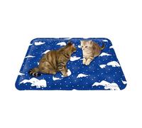 Krmoau Esterilla Refrescante para Perros, Almohadilla Refrescante Portátil Plegable y Lavable para Mascotas, Estera Fría de Dormir para Mascotas, Para Calor Interior Exterior Coche Viaje Transportín y