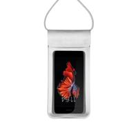 Krmoau Funda Impermeable para Móvil - Funda Playa Impermeable,Protector con Correa Ajustable para Cuello, Táctil HD, para Documentos Y Actividades Acuáticas En Piscina Y Playa