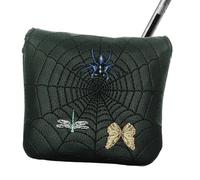 Krmoau Fundas protectoras para palos de golf, magnéticas, divertidas, bordadas de telaraña en 3D, para hombres, adolescentes, adolescentes, golfistas, maridos, esposos, hijo, hija, familia, amigos