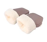 Krmoau Guantes para Cochecito - Gruesos y cómodos calentadores a prueba de viento - Manoplas de calor para cochecito de bebé, para viajes en invierno para manillar en clima frío para padres y niños al