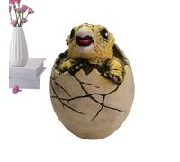 Krmoau Huevo De Dinosaurio,Rellenos Decorativos Hechos a Mano | Huevos De Pascua De Dragón | para Adultos Niños Niñas Casa Pascua Fiesta Cumpleaños Escritorio