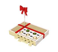 Krmoau Juego De Ingenio para Gatos - Juego De Enriquecimiento con Tablero De Rascado, De para Gatos,para Mascotas Interior Hogar A Navidad Cumpleaños Ejercicio