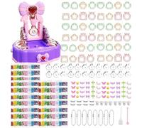 Krmoau Kit De Diabluras Para Bolsas,Kit Para Hacer Colgantes De Llavero - Materiales Didácticos De Manualidades Con Diabluras Para Mochilas Niños 4+ Accesorios De Colgantes Movediza