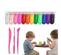 Krmoau Kit De Escultura En Arcilla Para Niños | Plastilina Ultra Ligera Para Manualidades Infantiles,Juguetes Manuales Seguros, No Pegajosos Y Coloridos Para Niñas, Niños, Adultos, Actividades En