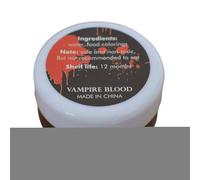 Krmoau Maquillaje de sangre artificial, crema de maquillaje de sangre coagulada, accesorios de spoof y accesorios de juego de rol espeluznante para escenarios, noche de cine, disfraz, casa embrujada y