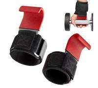 Krmoau Muñequeras para entrenamiento de fuerza, ayudas de tracción para dominadas, par ligero para entrenamiento de peso muerto, flexiones, sentadillas, culturismo