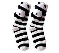 Krmoau Panda Calcetines | Calcetines cálidos con diseño de panda, transpirables y antideslizantes, diseño de animales 3D, para mujeres, madres, adultos, unisex, invierno, clima frío, suelo, Navidad