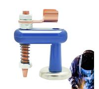 Krmoau Pinza de Tierra Magnética,Herramienta de Soporte para Soldadura de Alta Resistencia - Soporte para Soldar Resistente a Altas Temperaturas en Obras de Construcción