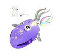 Krmoau Pulpo Juguete - Octarrpuz Eléctrico Reptante | Actividades Interactivas con Luces y Música para Fiestas Cumpleaños Desarrollo Sensorial Preescolar Niños y Niñas