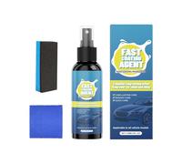Krmoau Recubrimiento Cerámico En Spray Para Coches | 120 ml Líquido Multifuncional - Agente De Recubrimiento En Spray - Para Exterior Parabrisas Faro Neumático Accesorio Camión Pulido