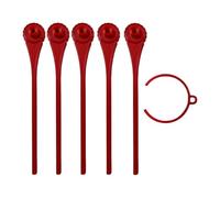 Krmoau Varilla de Extensión para Lata de Spray | Tubo Adaptador Giratorio - Adecuado para Puntas de Boquilla de Spray con Conexión de 3mm y 4mm - para Interiores, Taller, Estudio, Coche, Decoración