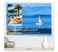 Kroatien Die wunderschöne Küste vor Zadar (hochwertiger Premium Wandkalender 2026 DIN A2 quer), Kunstdruck in Hochglanz: Stimmungsvolle Fotografien der kroatischen Küste bei Zadar