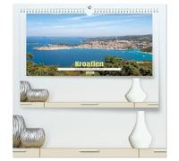 Kroatien - Zauberhaftes ¿ibenik-Knin (hochwertiger Premium Wandkalender 2026 DIN A2 quer), Kunstdruck in Hochglanz: Unser ¿ibenik-Knin Kalender fängt ... Stück dieses magischen Ortes näherbringen.