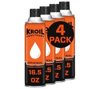 Kroil Aceite penetrante original (AZKS162C4) (aerosol de aerosol, lata de 467.8 g, caja de 4) | Penetrante para pernos oxidados, metal, bisagras, cadenas, piezas móviles, óxido y anticorrosivo